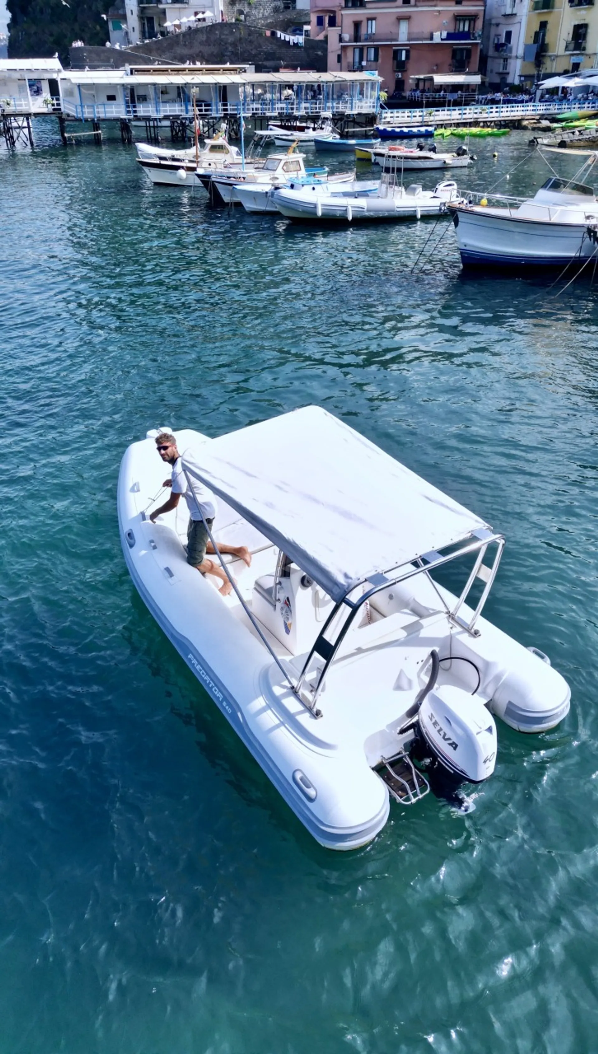 RIB 18ft Predatr Boat Rental in Sorrento - From 250€